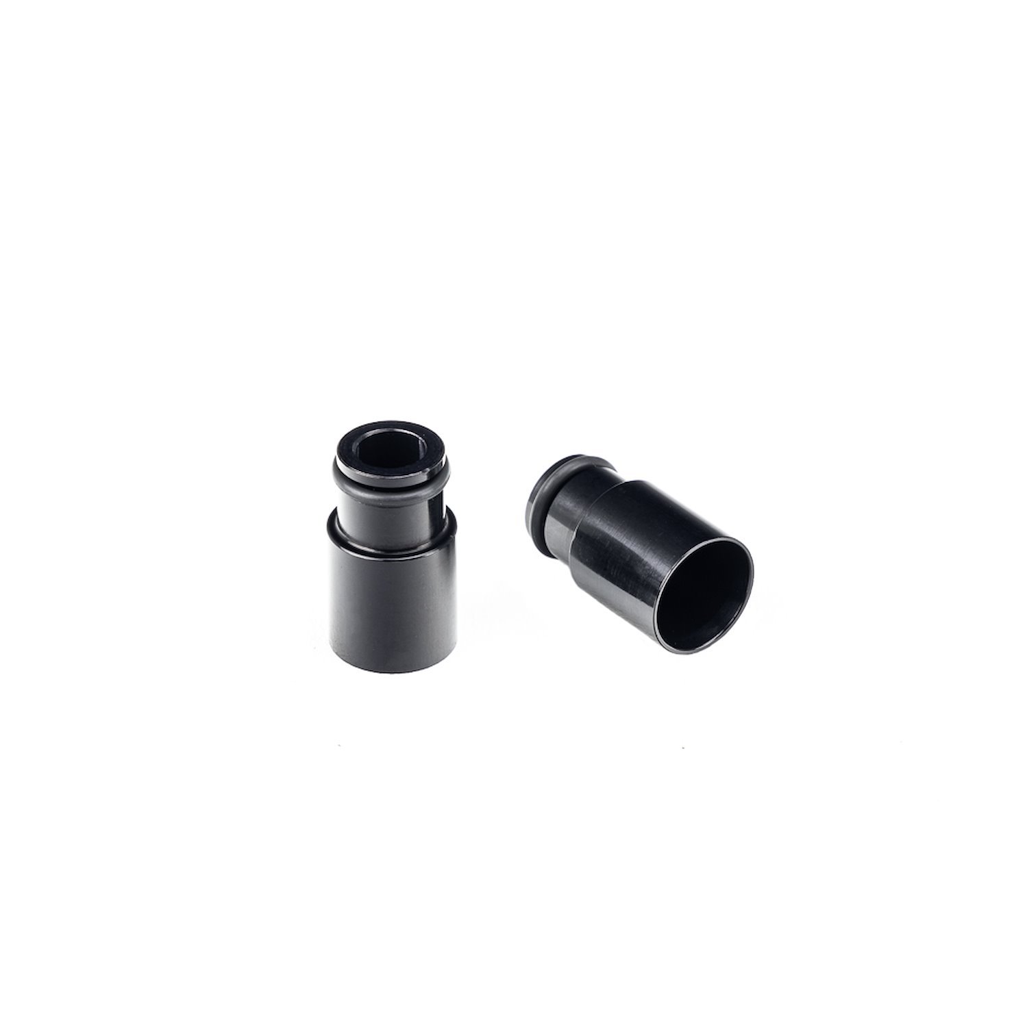 34.48.14B V2 Fuel Injector Adaptor, +14 mm Bottom Adapter, 14 mm Lower O-Ring, Black